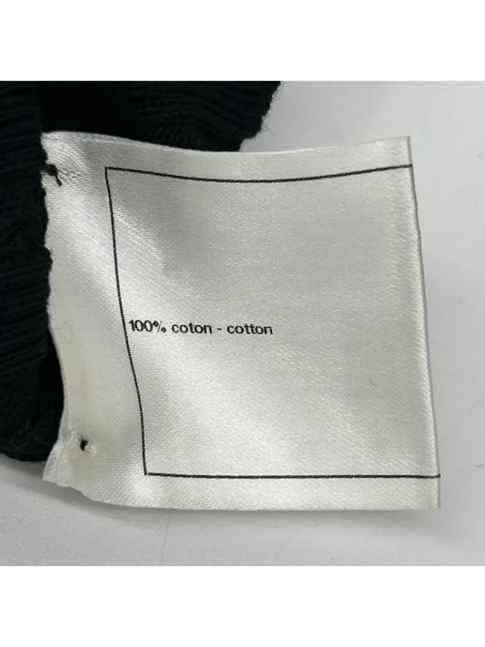 Chanel Black CC Logo Sleeveless Rib Knit Sweater 38